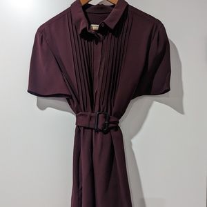 Burberry Burgundy Dress